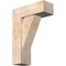 Ekena Millwork Traditional Block Smooth Bracket w/ Offset Brace, Douglas Fir, 7 1/2"W x 20"D x 28"H BKT0806X20X28TRA05SDF - alternate 1